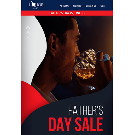 Father's Day Liquor Store Sale